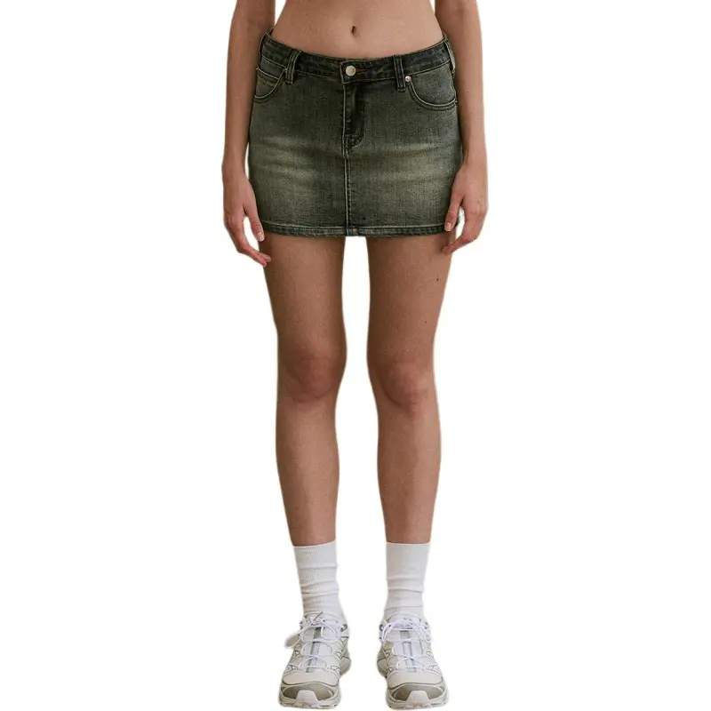 FMG Denim Short Skirts Women's-2