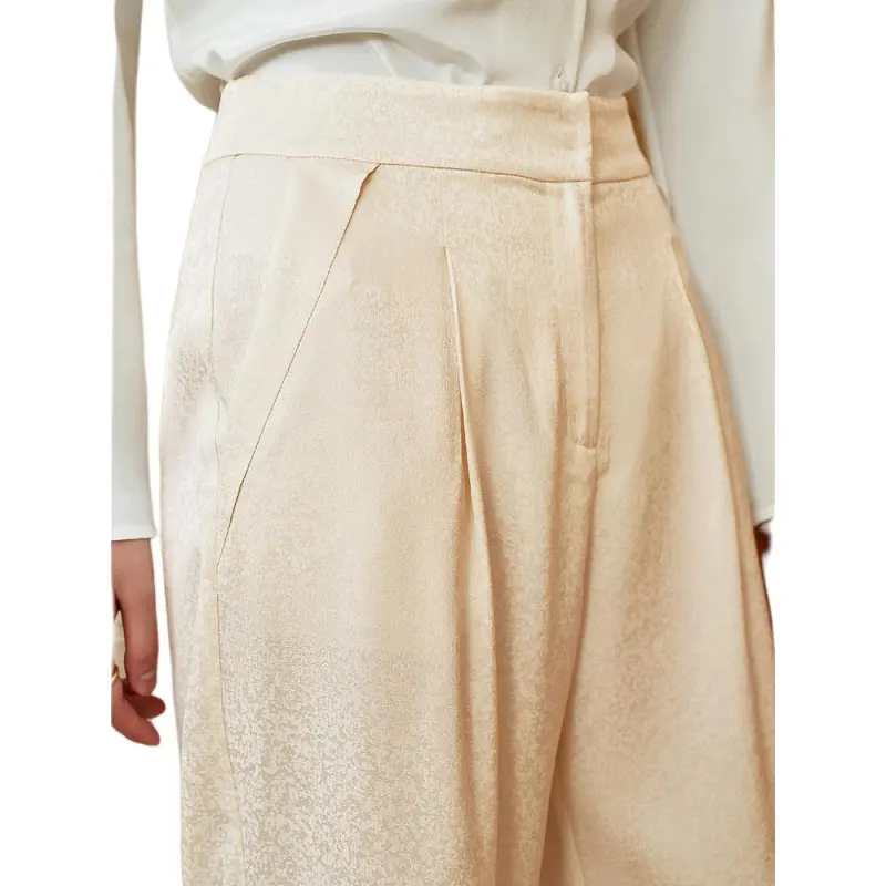 INSUN Casual Pants Women's Beige-5