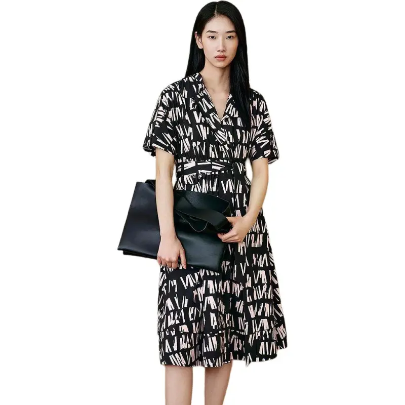 INSUN Short Sleeved Dress Women's-3