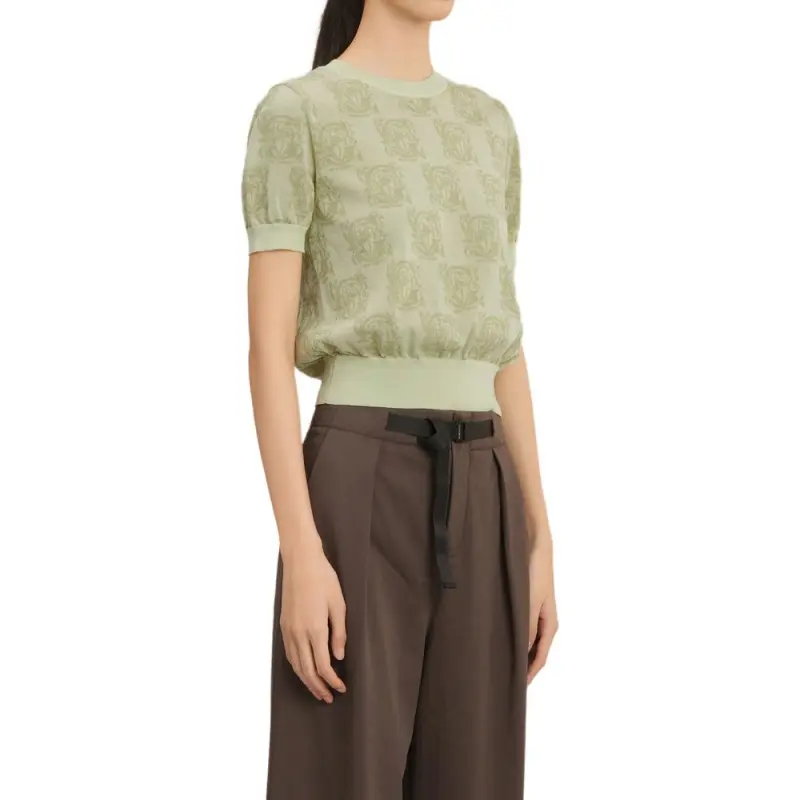 XG Crop Top Women's Light Green-4