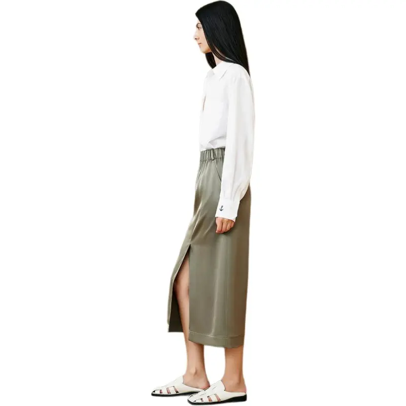 INSUN Casual Long Skirt Women's-4