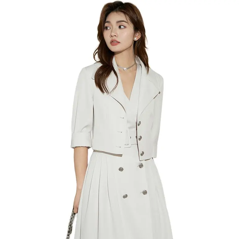 Anmani Business Suits Women's Cream-2