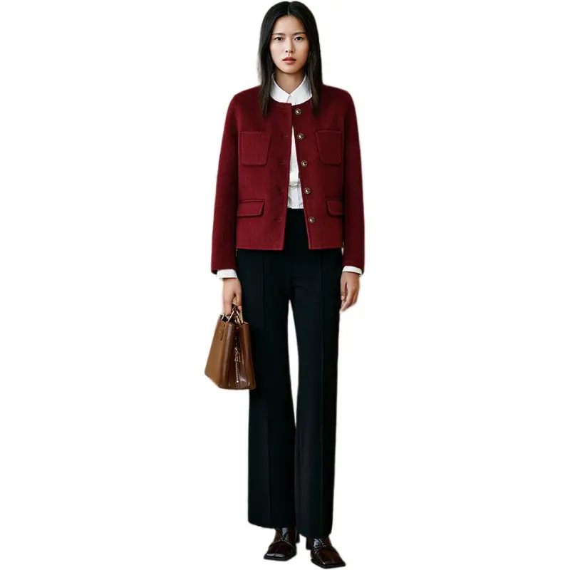 INSUN Jackets Women's Burgundy-2