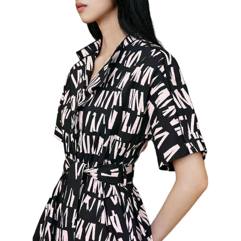 INSUN Short Sleeved Dress Women's-5