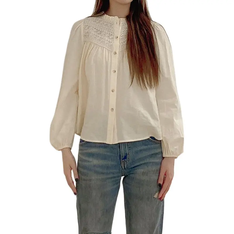 MOUSSY Shirts Women's 013 Ivory-2