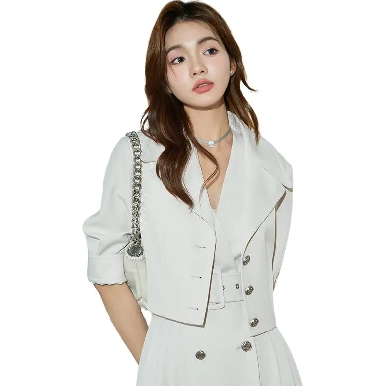 Anmani Business Suits Women's Cream-3