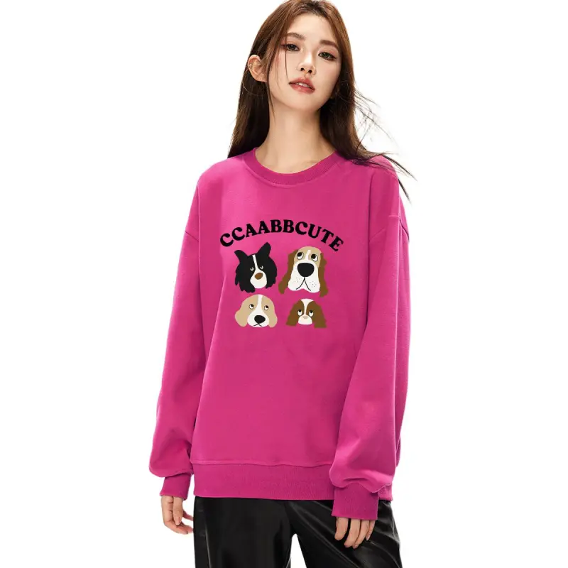 CCAABB Sweatshirts Women's FUX/Dragon Fruit-1