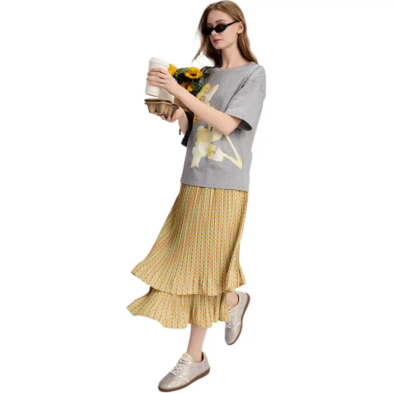 Desigual Casual Long Skirt Women's-3