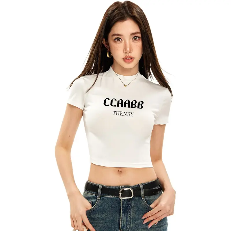 CCAABB T Shirts Women's WHX/White-1