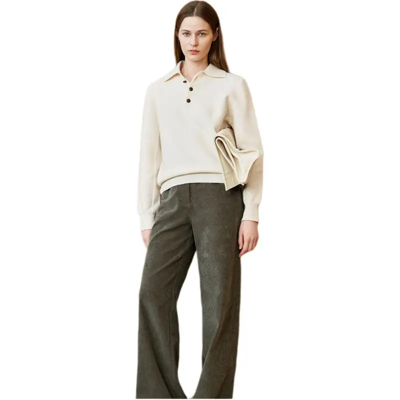 INSUN Polo Shirts Women's Beige-2