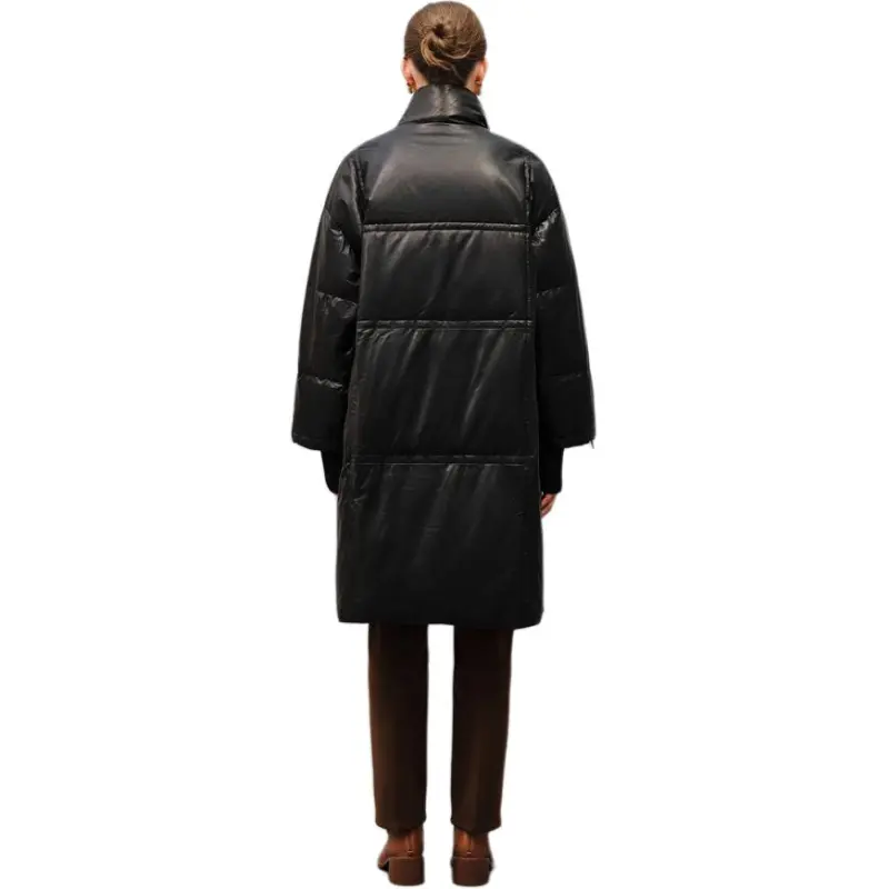 INSUN Leather Jackets Women's Black-5