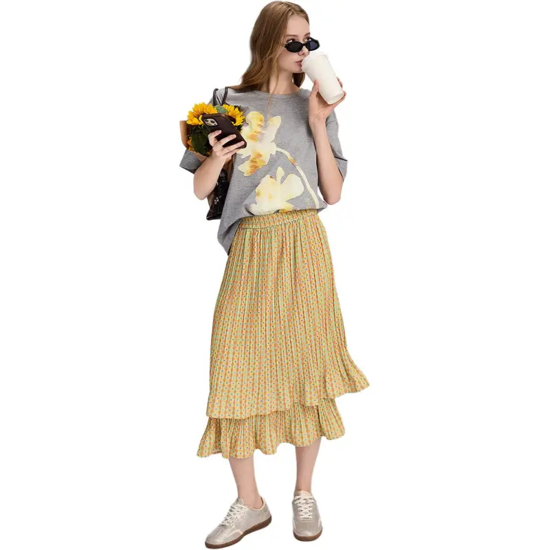 Desigual Casual Long Skirt Women's-1