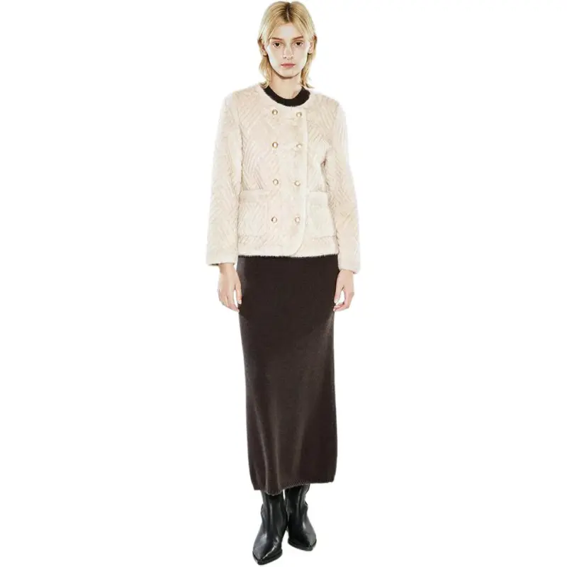COVERINS Jackets Women's Light Camel-3