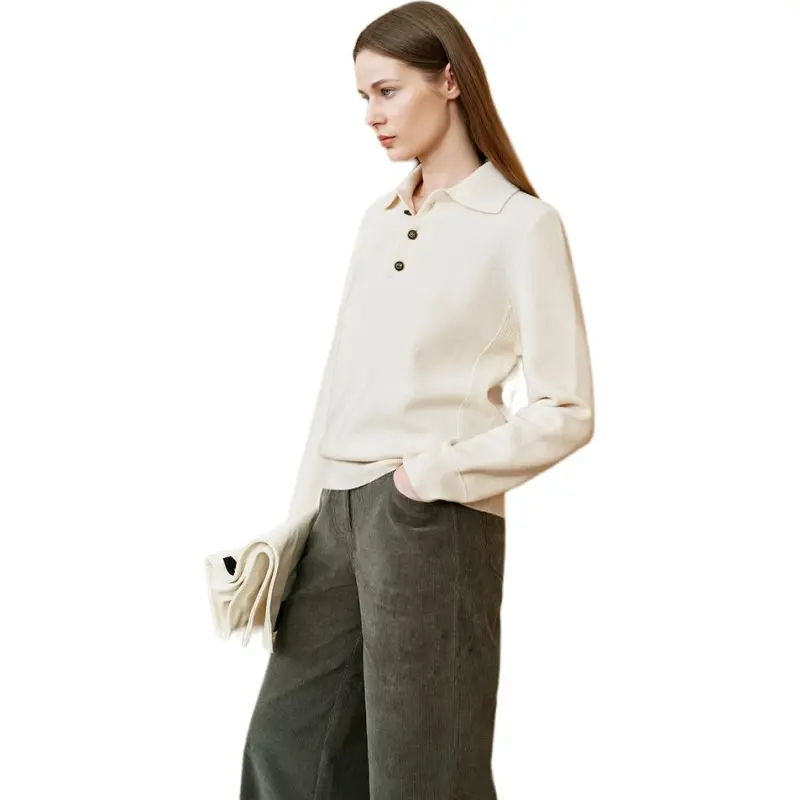 INSUN Polo Shirts Women's Beige-3