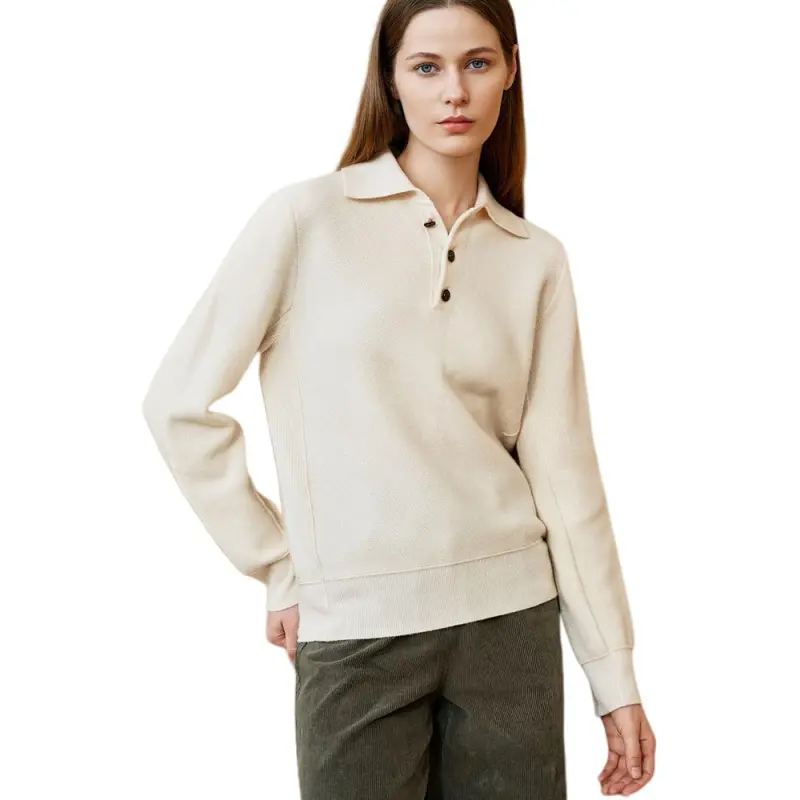 INSUN Polo Shirts Women's Beige-4