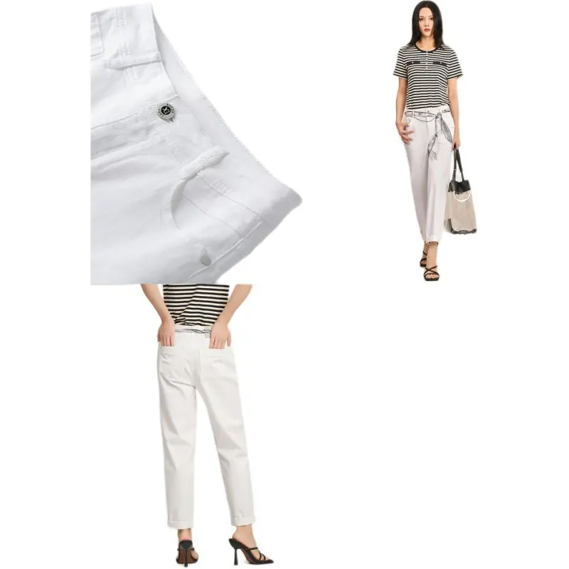 XG Jeans Women's White-4