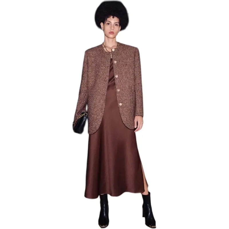 INSUN Business Suits Women's Camel-2