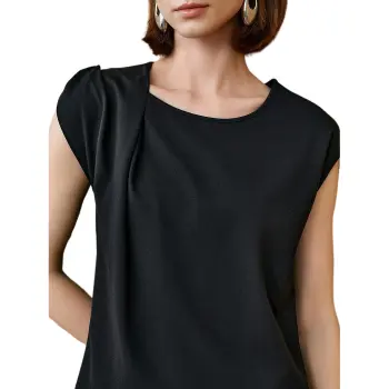 INSUN Shirts Women's Black