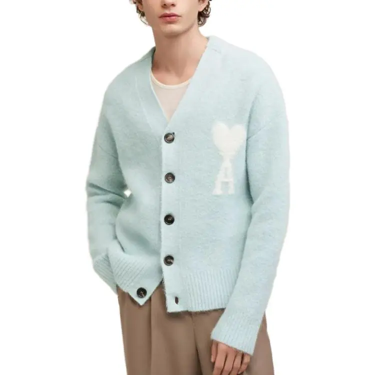 AMIPARIS Paris Ami De Coeur Knitted Buttoned Cardigan-1