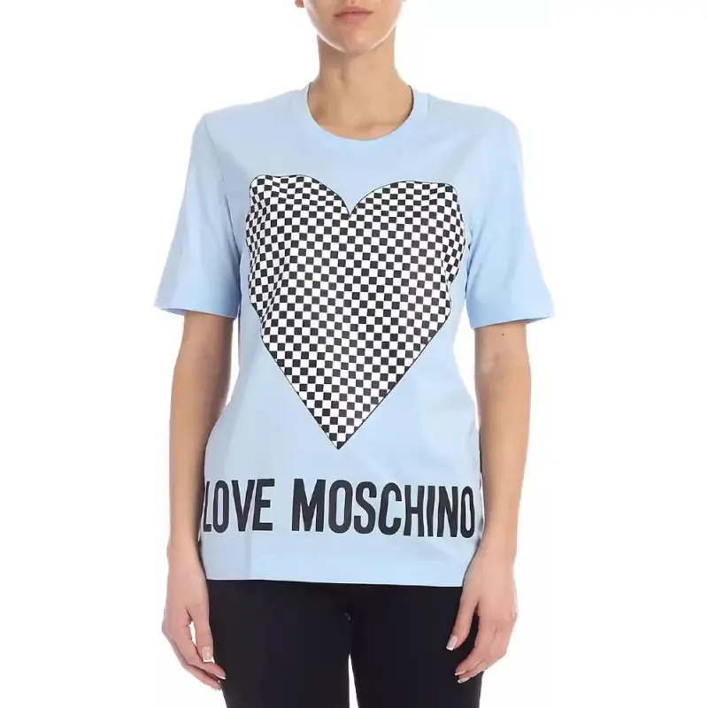 MOSCHINO T Shirts Women's Light Blue-4