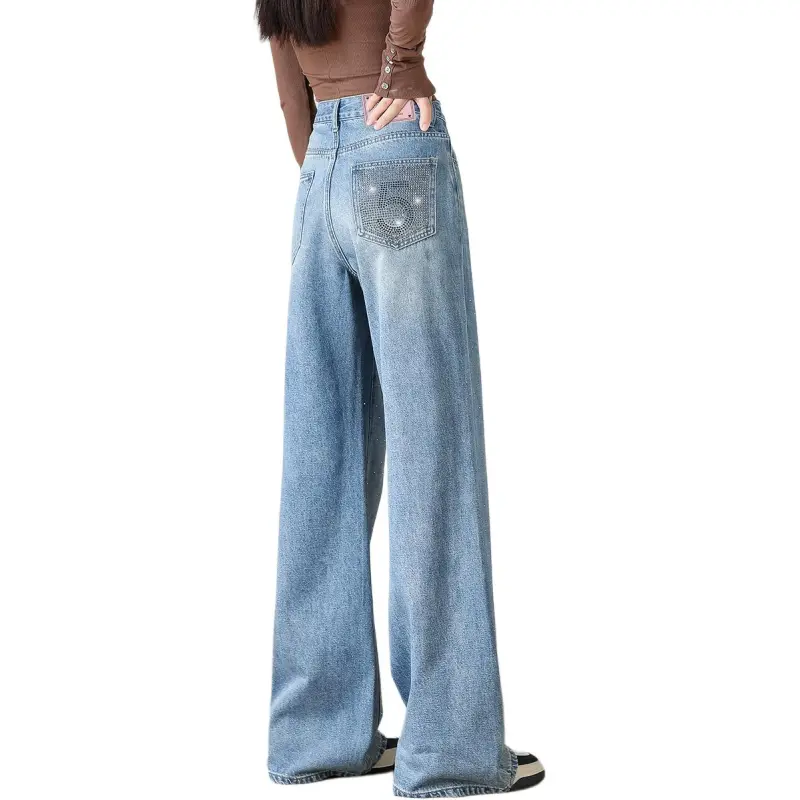  CHOCOOLATE Jeans Women's Vintage Blue-4