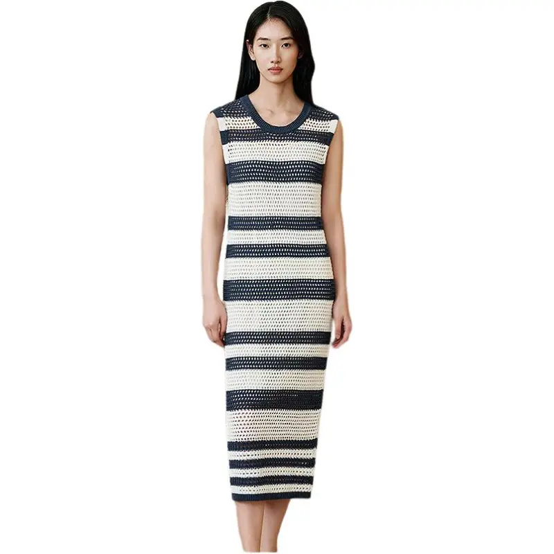 INSUN Sleeveless Dresses Women's Ecru-2