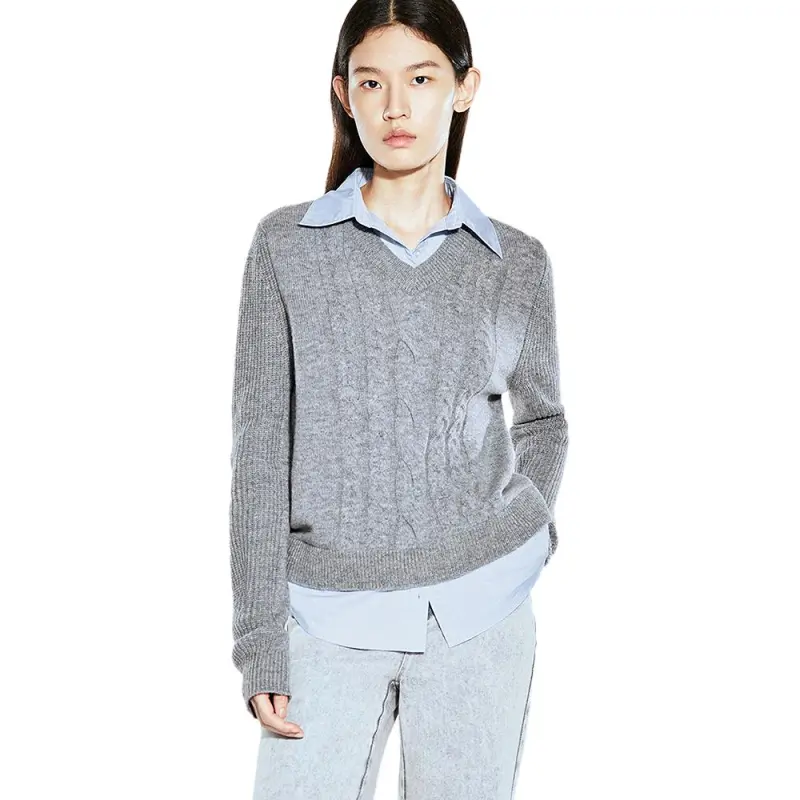 COVERINS Knitwear Women's Gray-1