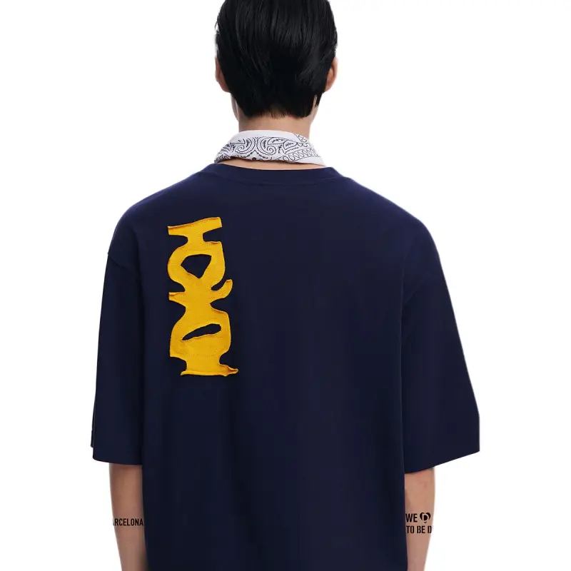 Desigual T Shirts Men Blue-6