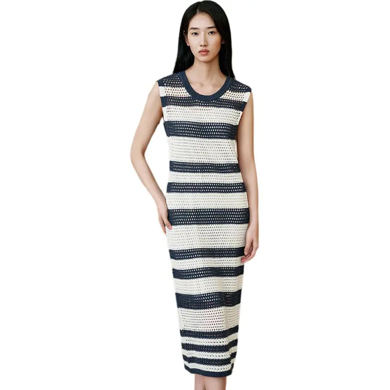INSUN Sleeveless Dresses Women's Ecru-3