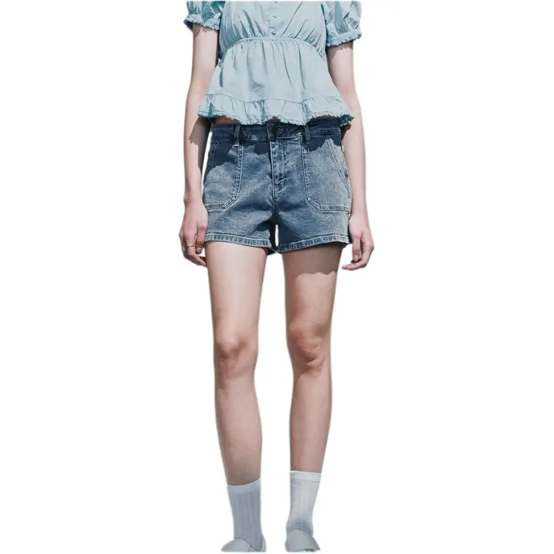 URBAN REVIVO Denim Shorts Women's-2