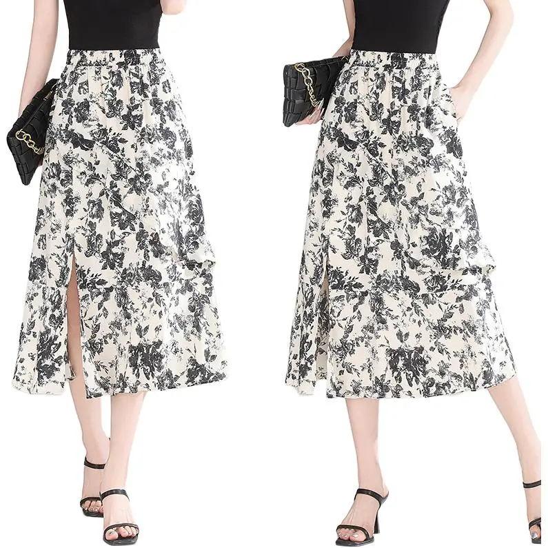 YIRANCHUN Casual Long Skirt Women's-1