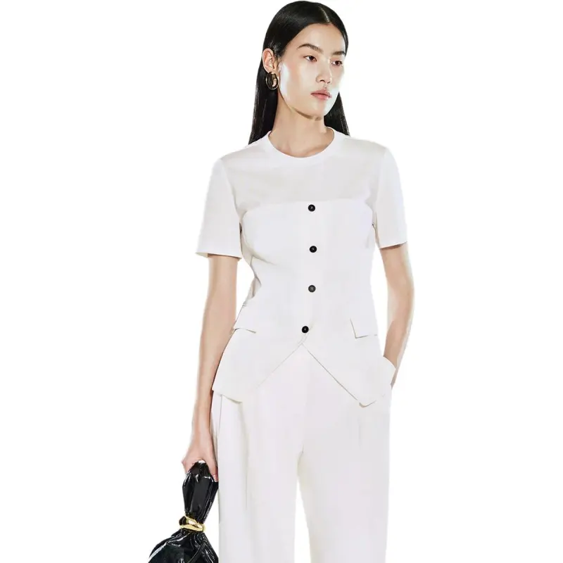 COVERINS Shirts Women's White-2