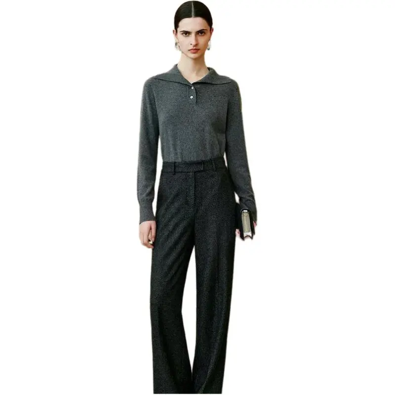 INSUN Polo Shirts Women's Carbon Gray-1