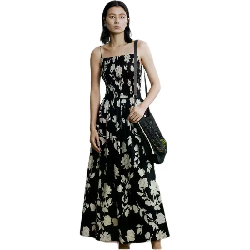 ZHIZHI Slip Dresses Women's Night Rose-1