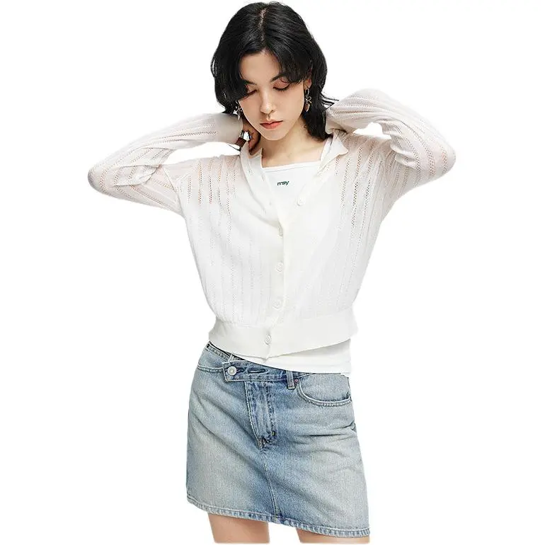 MOUSSY Knitwear Women's 013 Ivory-1