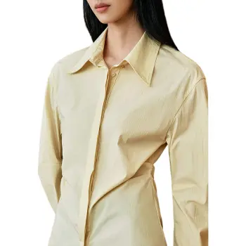 INSUN Shirts Women's Light Yellow