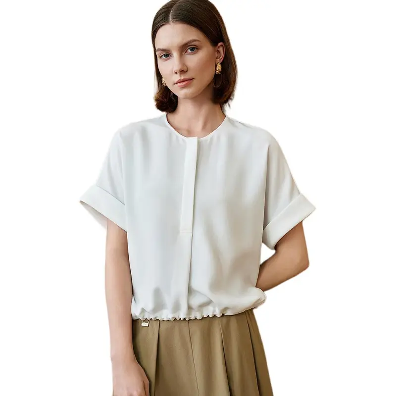 INSUN Shirts Women's White-2