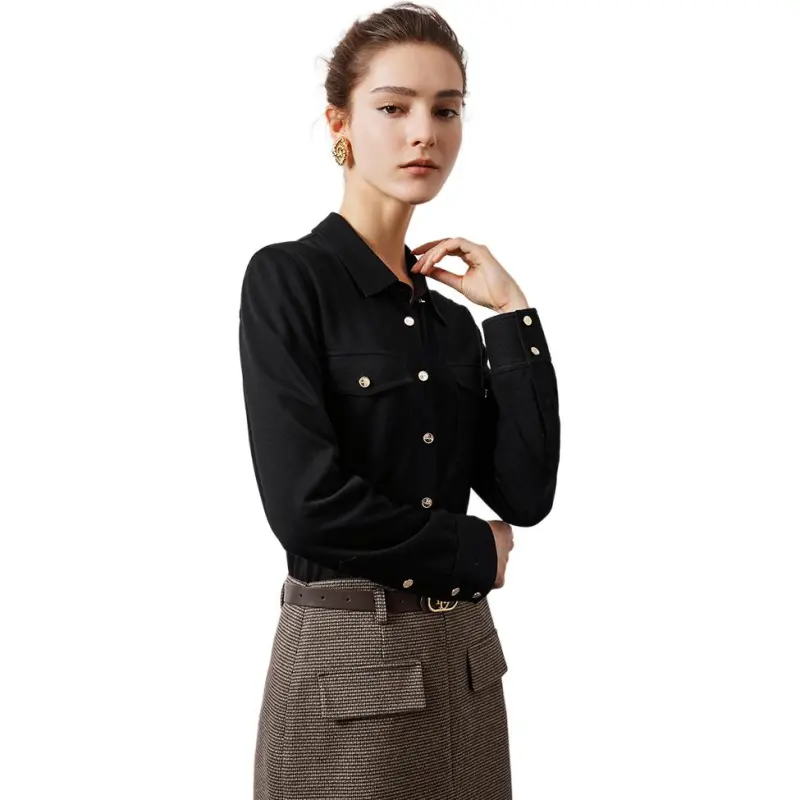 NAVIGARE Shirts Women's Night Black-1