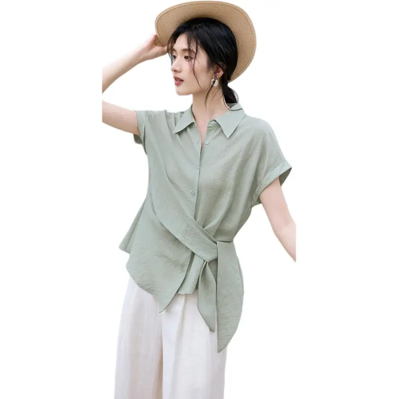XWI Shirts Women's Heather Gray Green-1