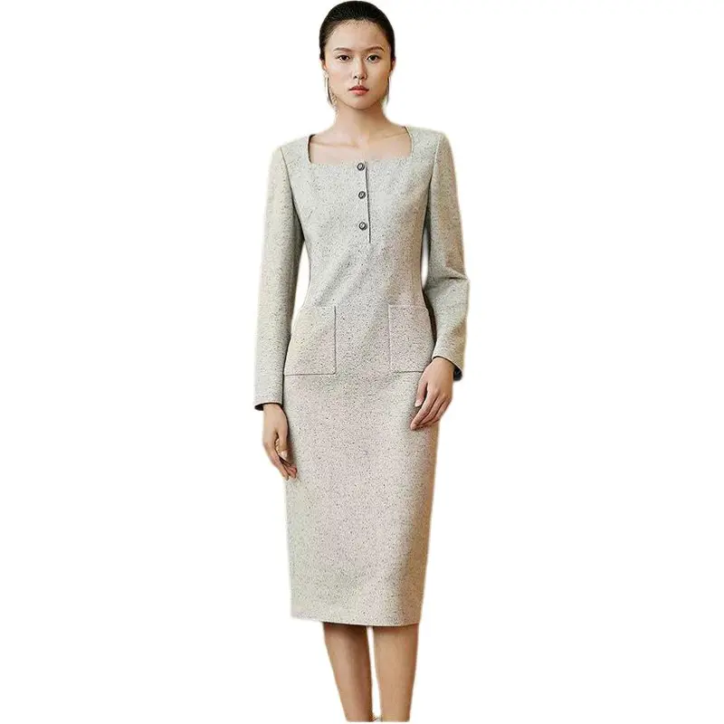 INSUN Long Sleeved Dress Women's-2