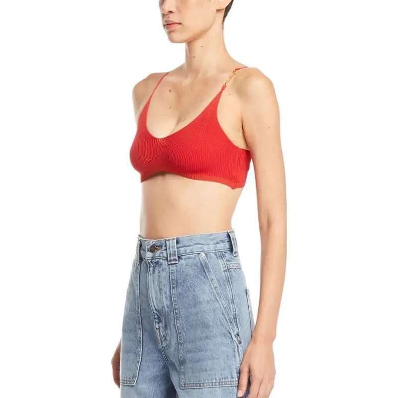 Jacquemus Le Bandeau Pralu Crop Top-3
