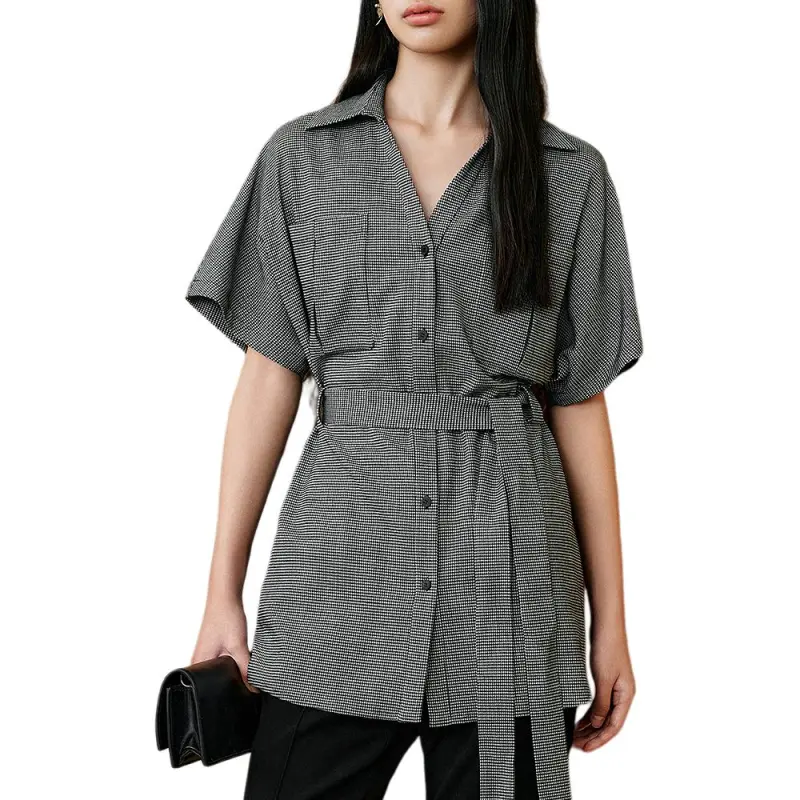 INSUN Shirts Women's Gray-0
