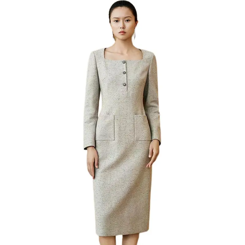 INSUN Long Sleeved Dress Women's-3