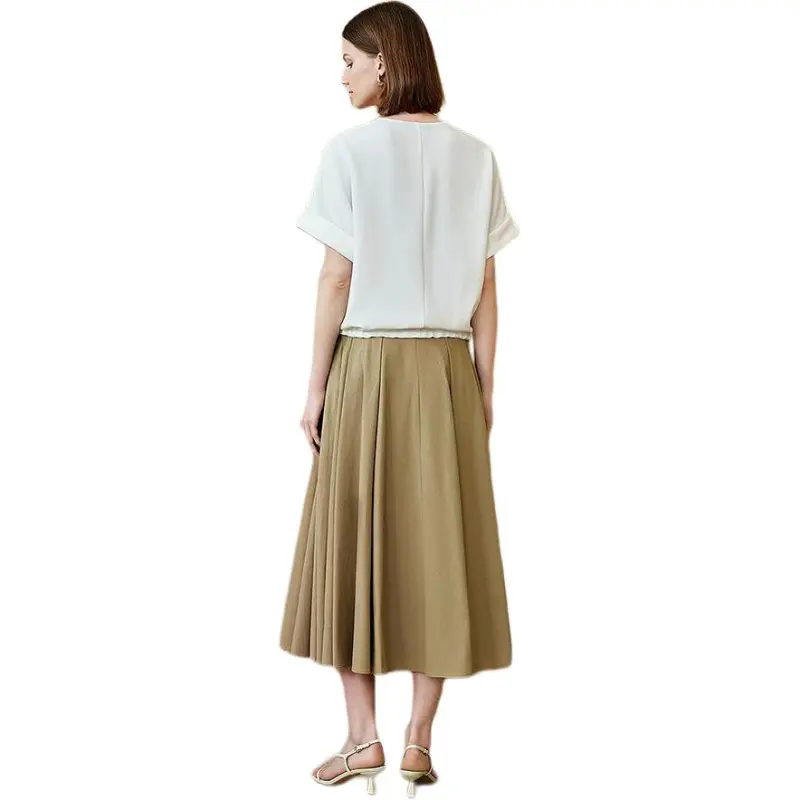 INSUN Shirts Women's White-5