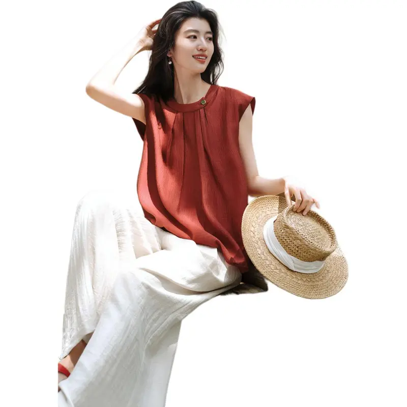 XWI Casual Suits Women's Red+Oat-2