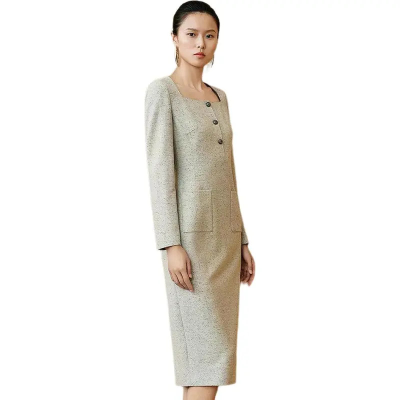 INSUN Long Sleeved Dress Women's-4