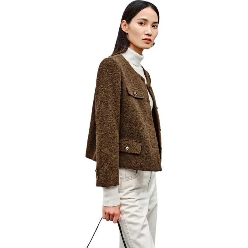 INSUN Jackets Women's Light Camel-4