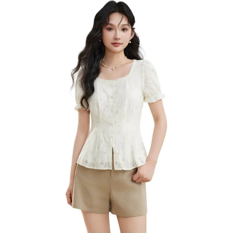 Love To Serve Shirt Women's Apricot-1