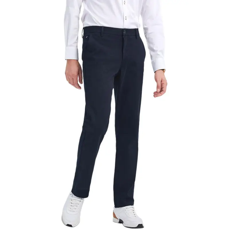 NAVIGARE Casual Pants Men Navy Blue-1