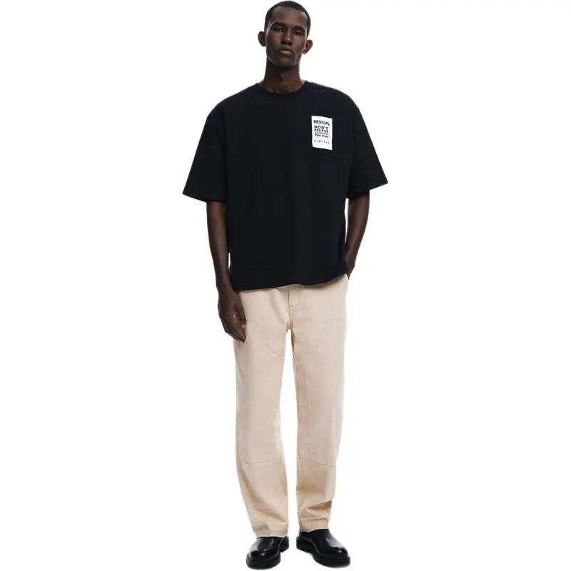 Desigual T Shirts Men Black-2